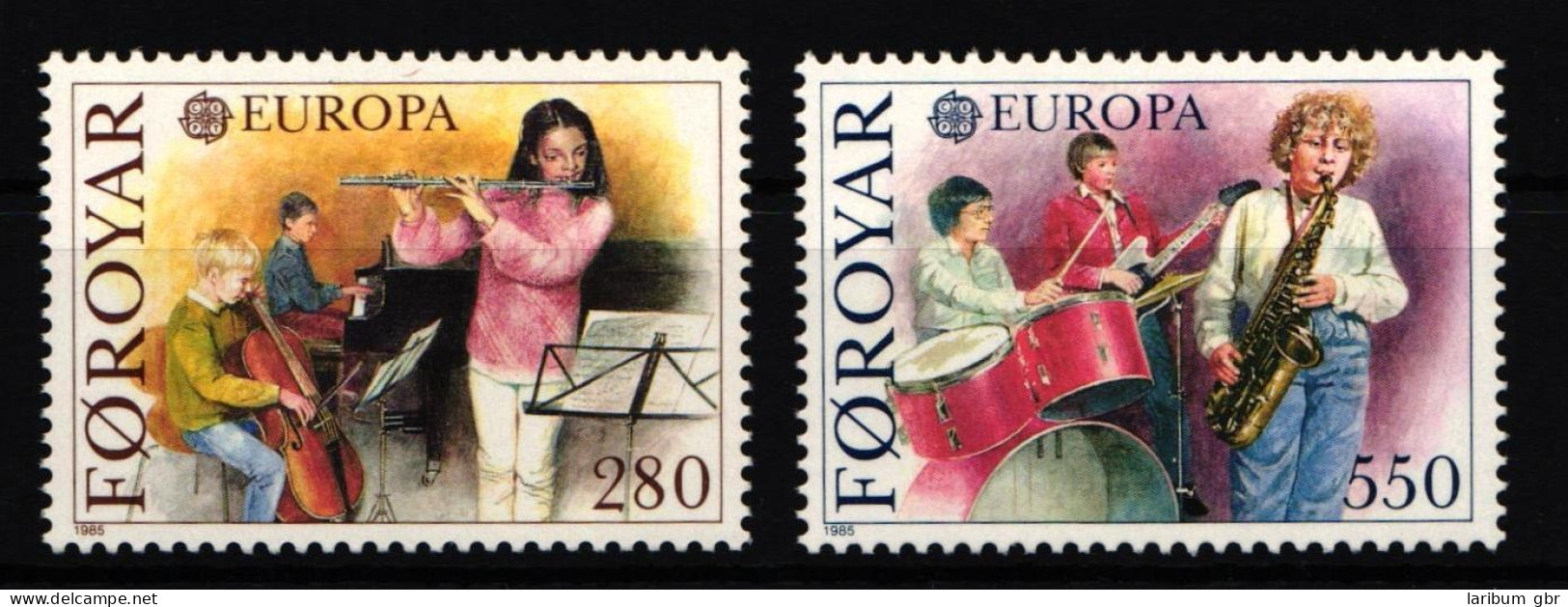 Färöer Inseln 116-117 Postfrisch #HV296 - Faroe Islands