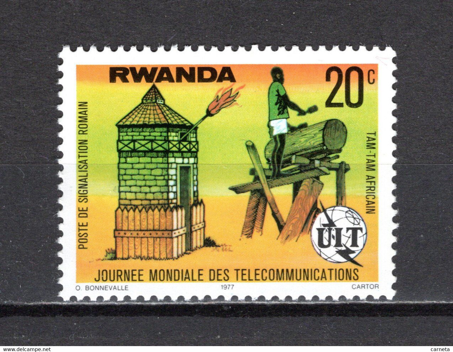 RWANDA N° 780     NEUF SANS CHARNIERE   COTE 0.15€    UIT TELECOMMUNICATIONS  VOIR DESCRIPTION - Ungebraucht