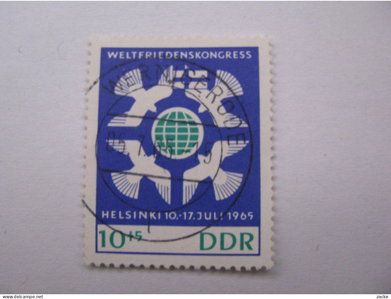 DDR  1122   O  ERSTTAGSSTEMPEL - Usados