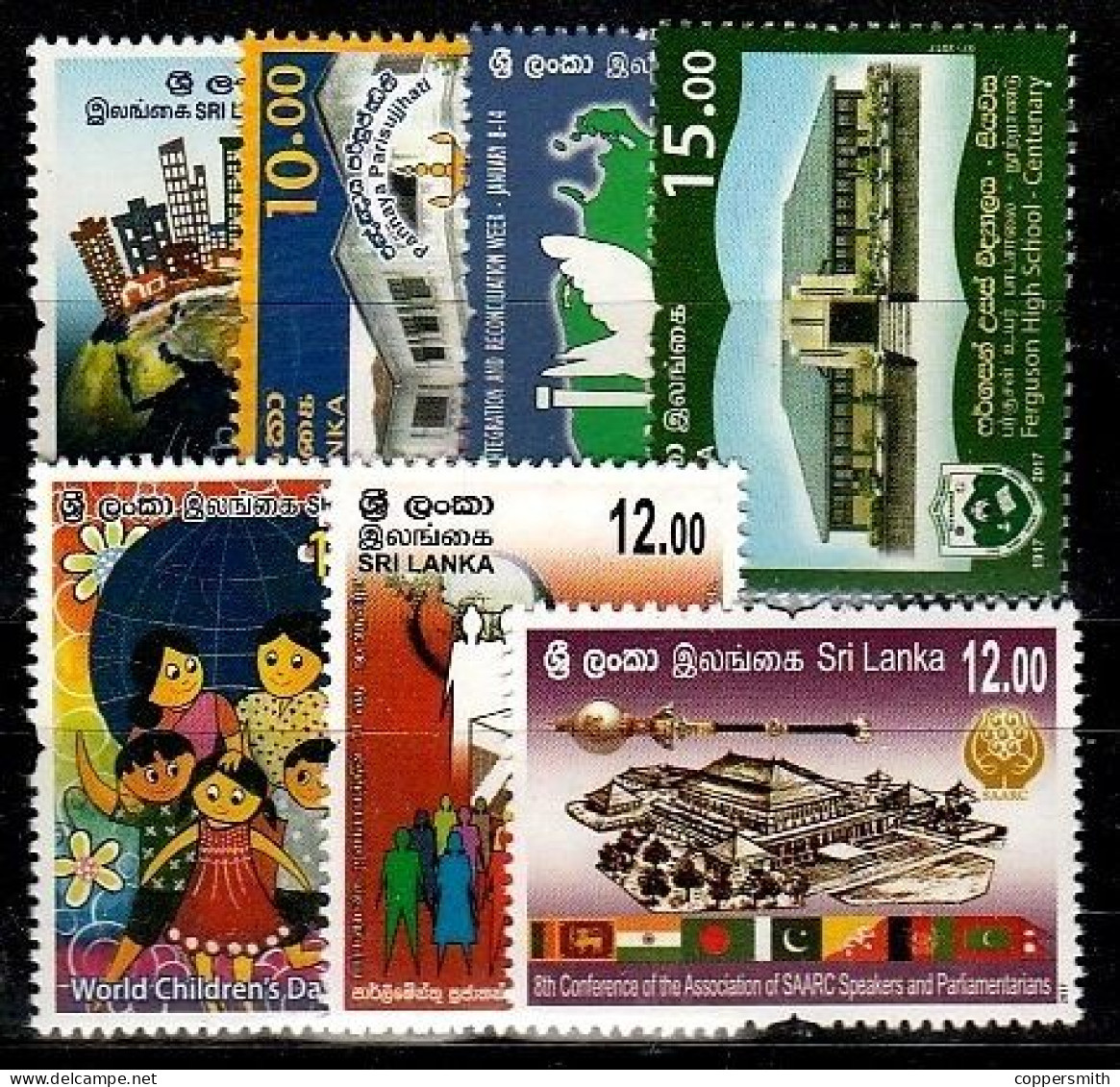 (1121-1140) Sri Lanka  Los 2017-4 ** / Mnh  Michel Ex 2135-2178 - Sri Lanka (Ceylan) (1948-...)