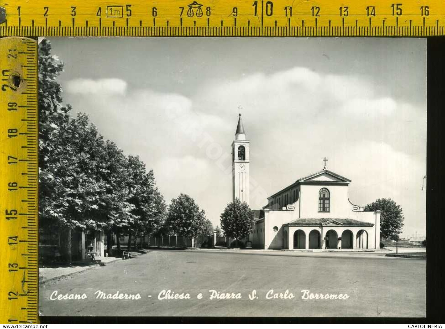 Monza Cesano Maderno Chiesa E Piazza S. Carlo Borromeo - Monza