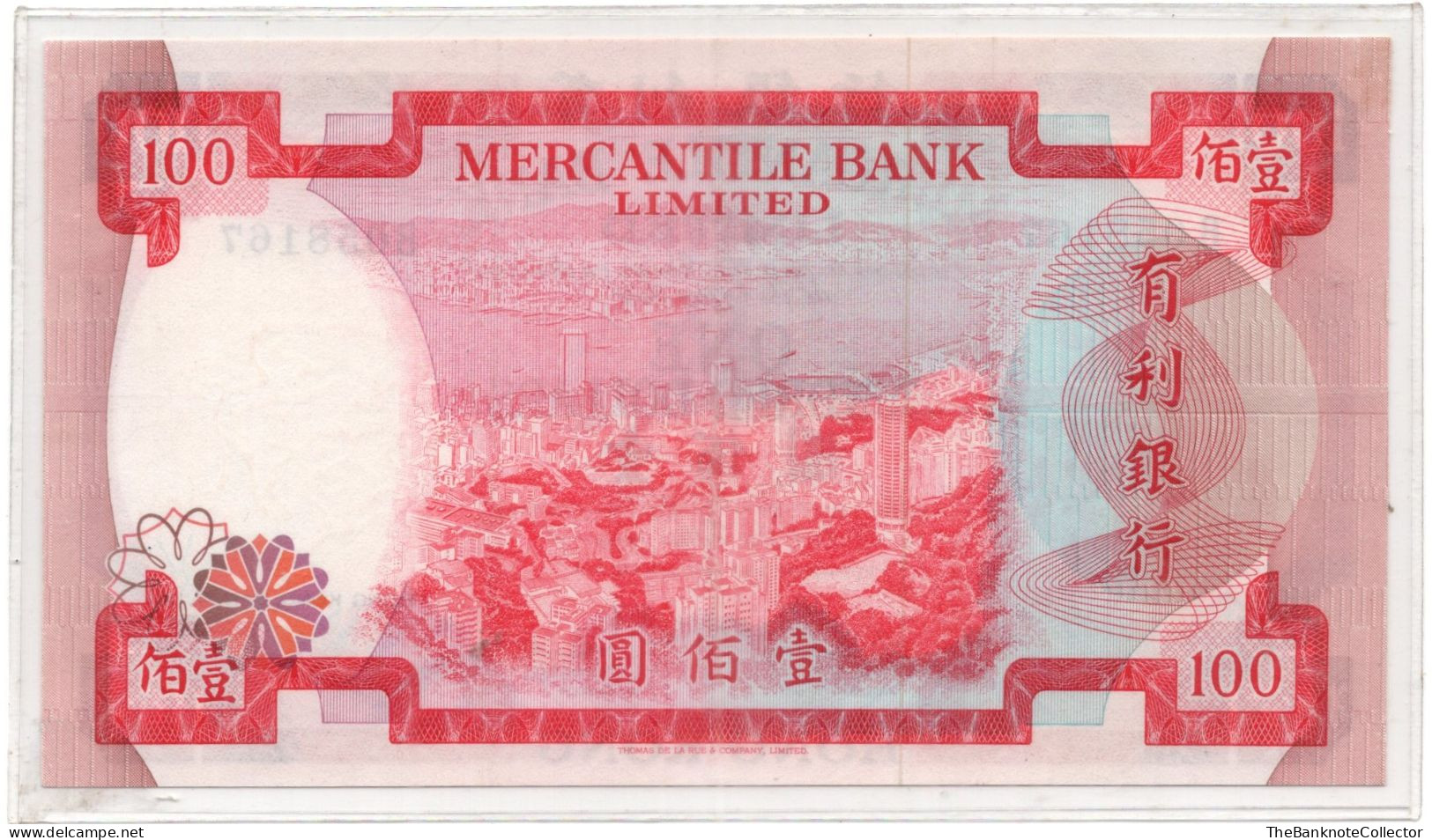 Hong Kong Mercantile Bank 100 Dollars 1974  P-245 EF-AUNC - Hongkong