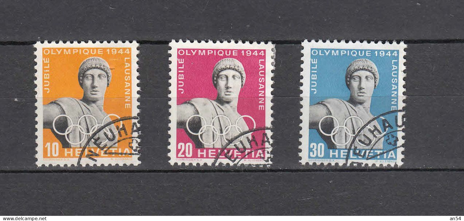 1944     N° 259w à 261w    OBLITERES       CATALOGUE SBK - Used Stamps