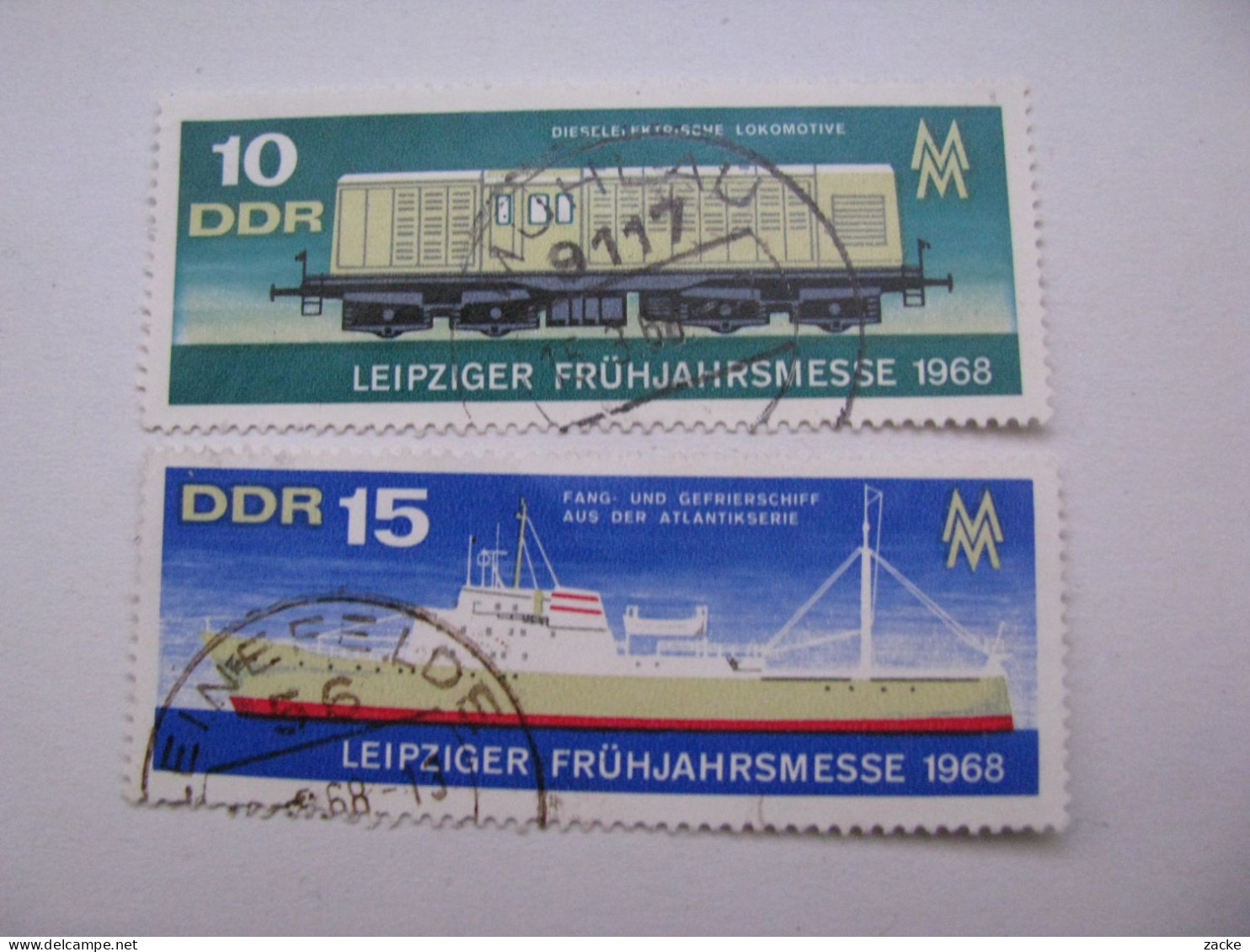 DDR  1349 - 1350   O - Gebruikt