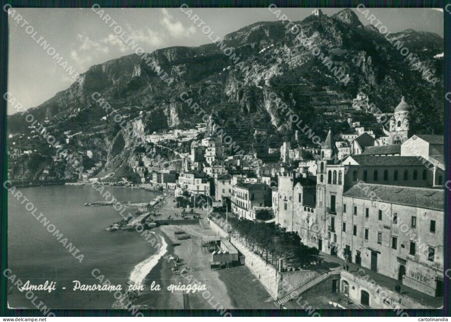 Salerno Amalfi Foto FG Cartolina ZK6082 - Salerno