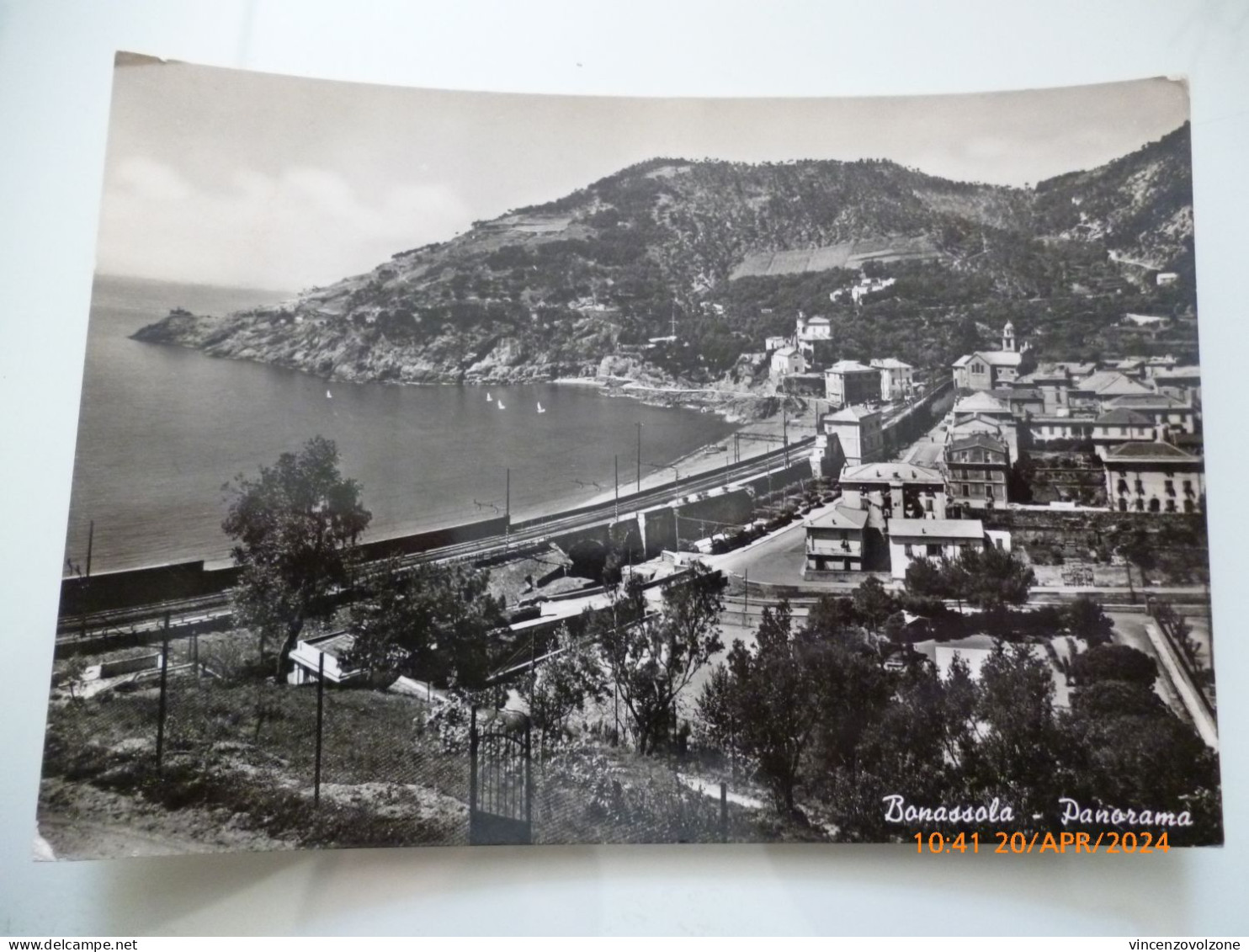 Cartolina Viaggiata "BONASSOLA Panorama" 1955 - La Spezia