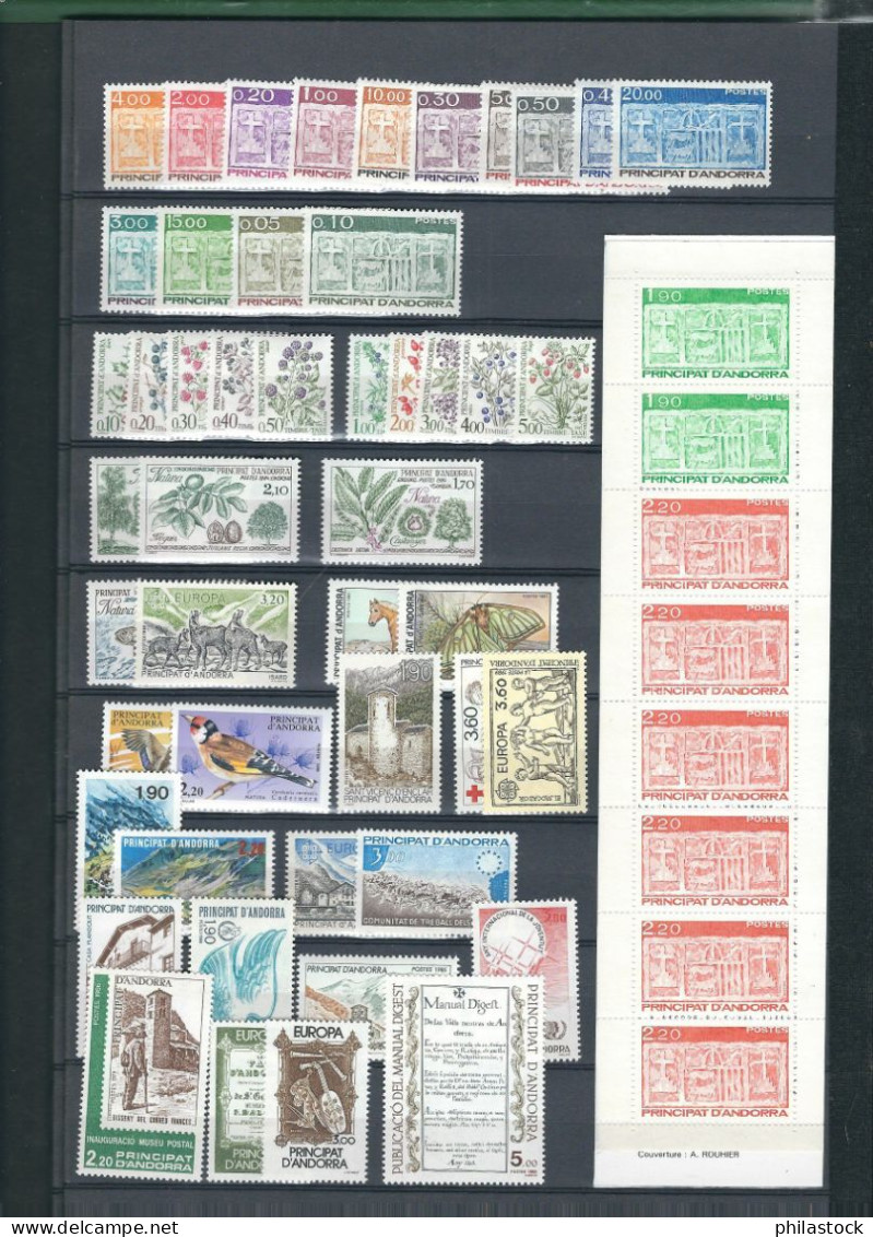 ANDORRE Petit Lot Timbres ** - Sammlungen