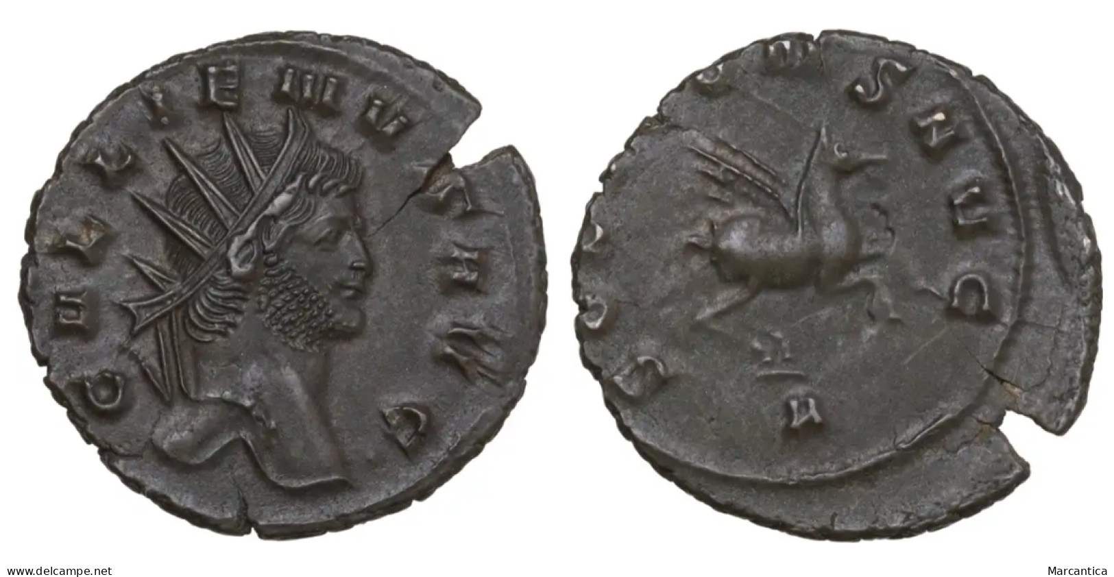 CCG Certified! Gallienus. AD 253-268. AR Antoninianus. Rome Mint, 1st Officina. 10th Emission, AD 267-268. - Der Soldatenkaiser (die Militärkrise) (235 / 284)