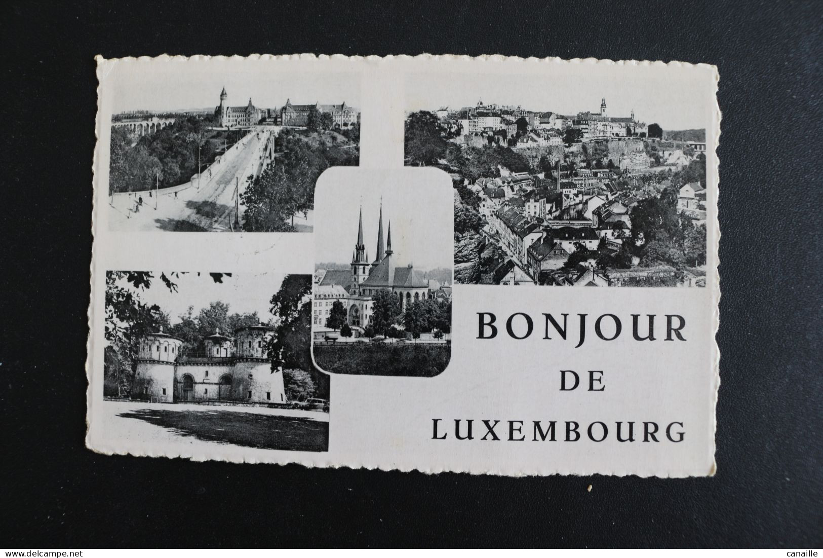 S-C-79 /  Luxembourg  Luxembourg - Ville. Bonjour De Luxembourg - Multivue / 1953 - Luxembourg - Ville