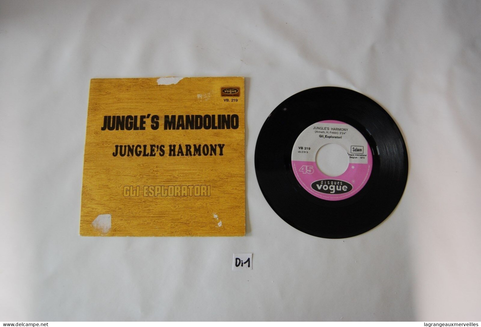 Di1- Vinyl 45 T - Jungel Mandolino - Vogue - Other - French Music