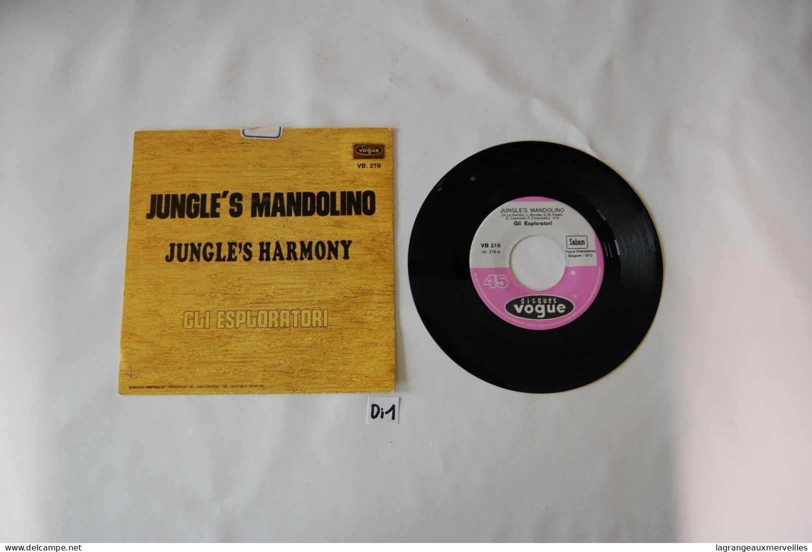 Di1- Vinyl 45 T - Jungel Mandolino - Vogue - Other - French Music