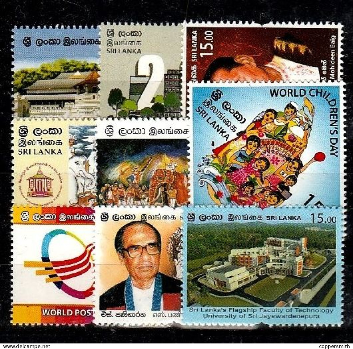 (1235-1252) Sri Lanka  Los 2020-2 ** / Mnh  Michel Ex 2288-2325 - Sri Lanka (Ceylan) (1948-...)