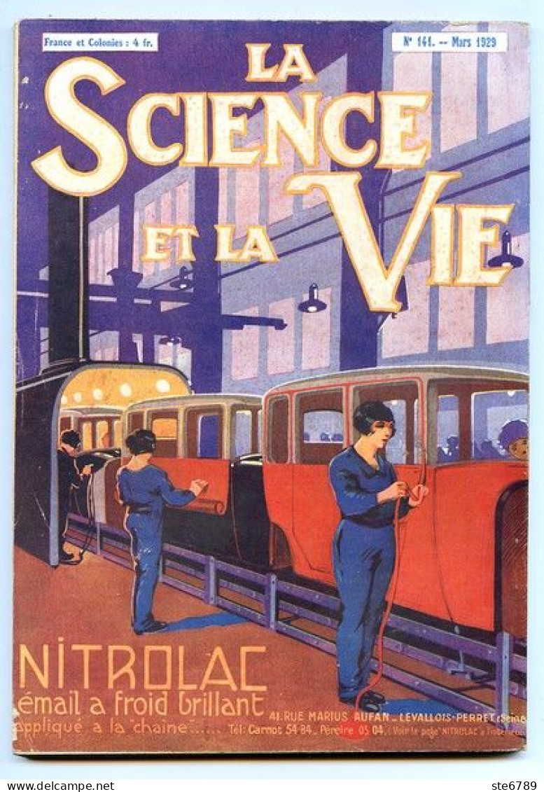 LA SCIENCE ET LA VIE 1929 N° 141 Mars - 1900 - 1949