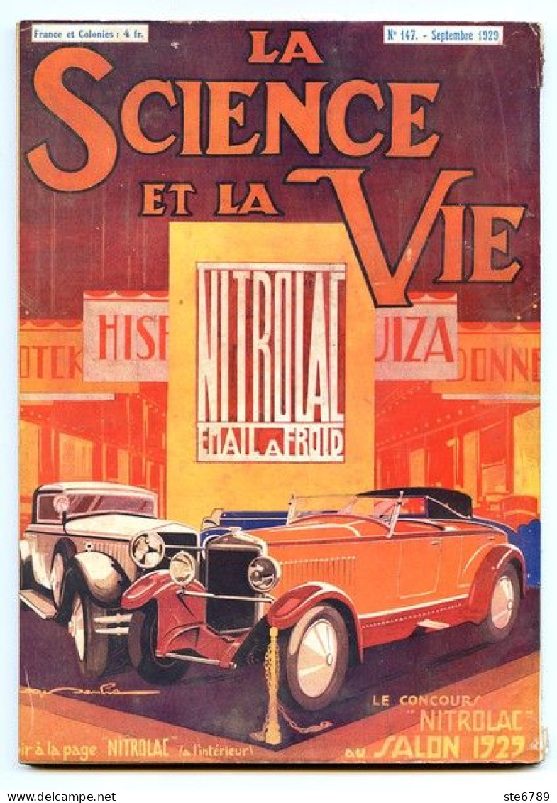 LA SCIENCE ET LA VIE 1929 N° 147 Septembre - 1900 - 1949