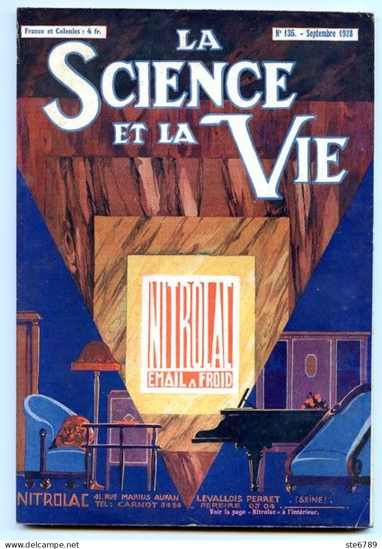 LA SCIENCE ET LA VIE 1928 N° 135 Septembre - 1900 - 1949
