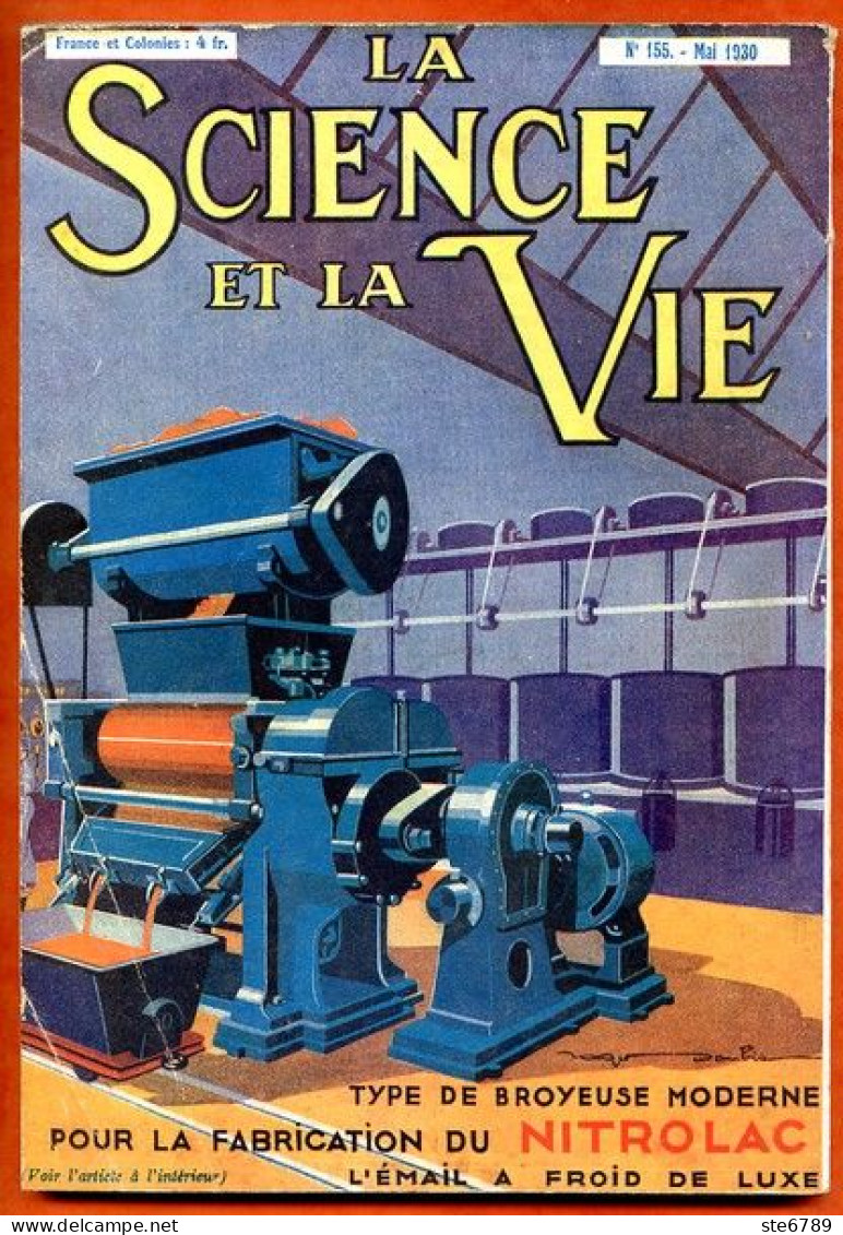 LA SCIENCE ET LA VIE 1930 N° 155 Mai - 1900 - 1949