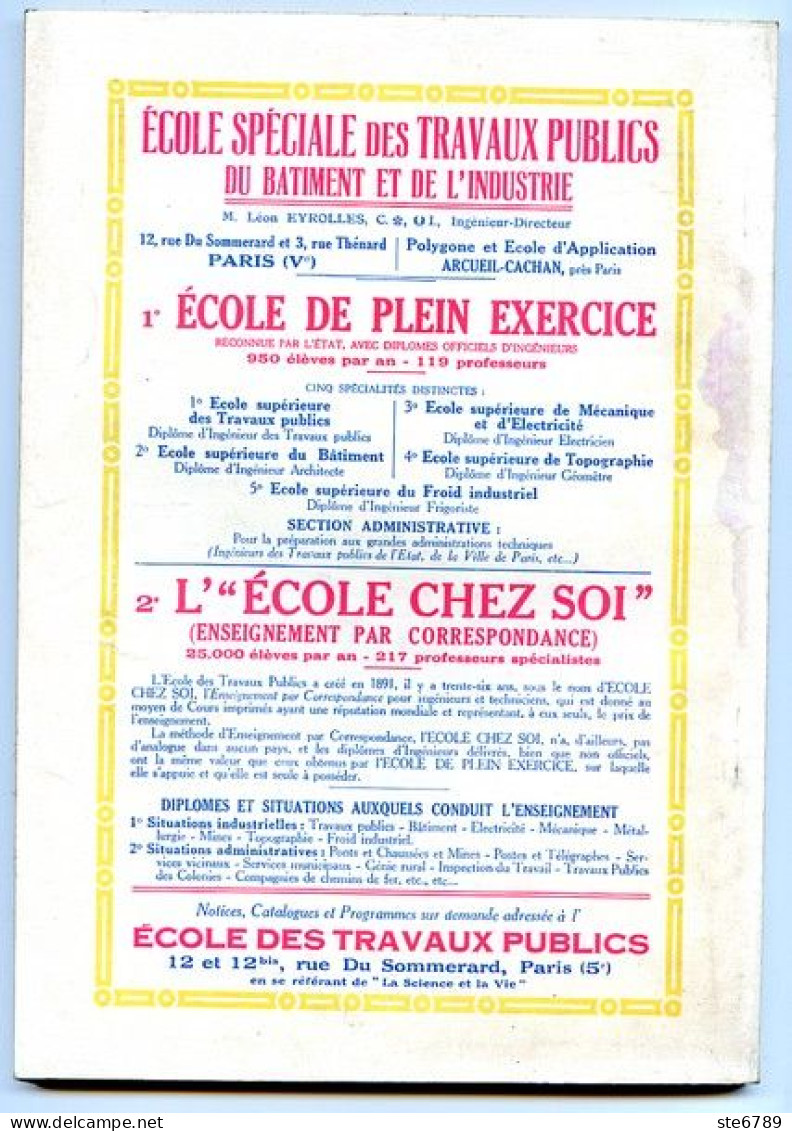 LA SCIENCE ET LA VIE 1927 N° 124 Octobre - 1900 - 1949