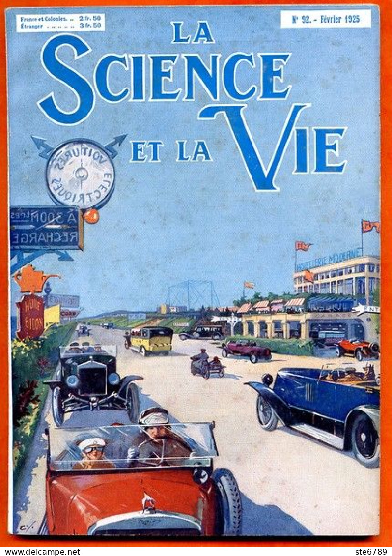 LA SCIENCE ET LA VIE 1925 N° 92 Fevrier - 1900 - 1949