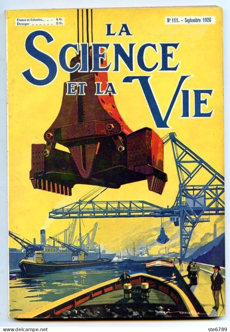 LA SCIENCE ET LA VIE 1926 N° 111 Septembre - 1900 - 1949