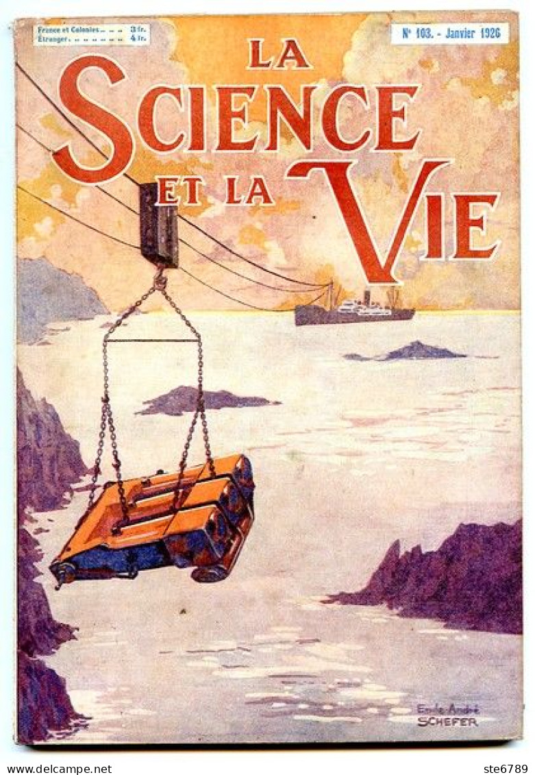 LA SCIENCE ET LA VIE 1926 N° 103 Janvier - 1900 - 1949