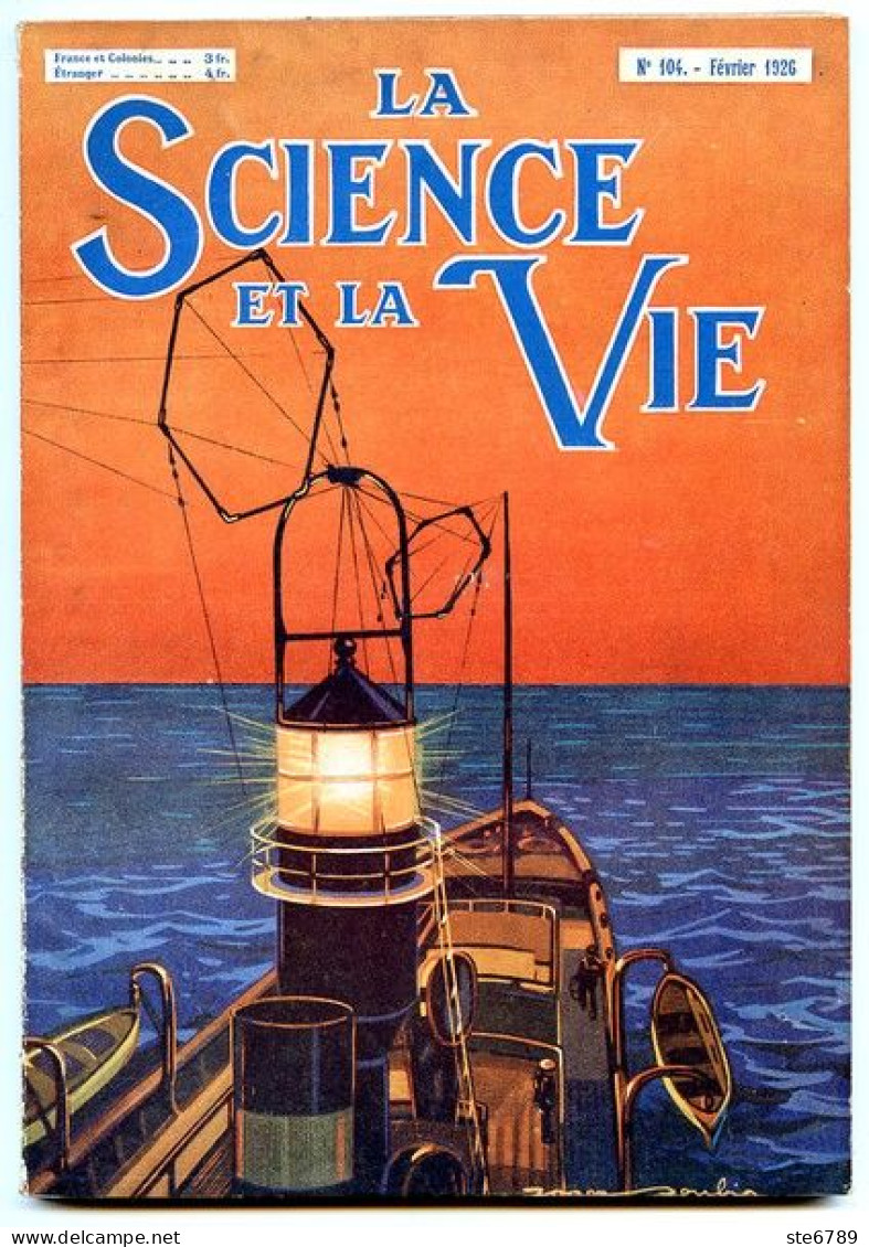 LA SCIENCE ET LA VIE 1926 N° 104 Février - 1900 - 1949