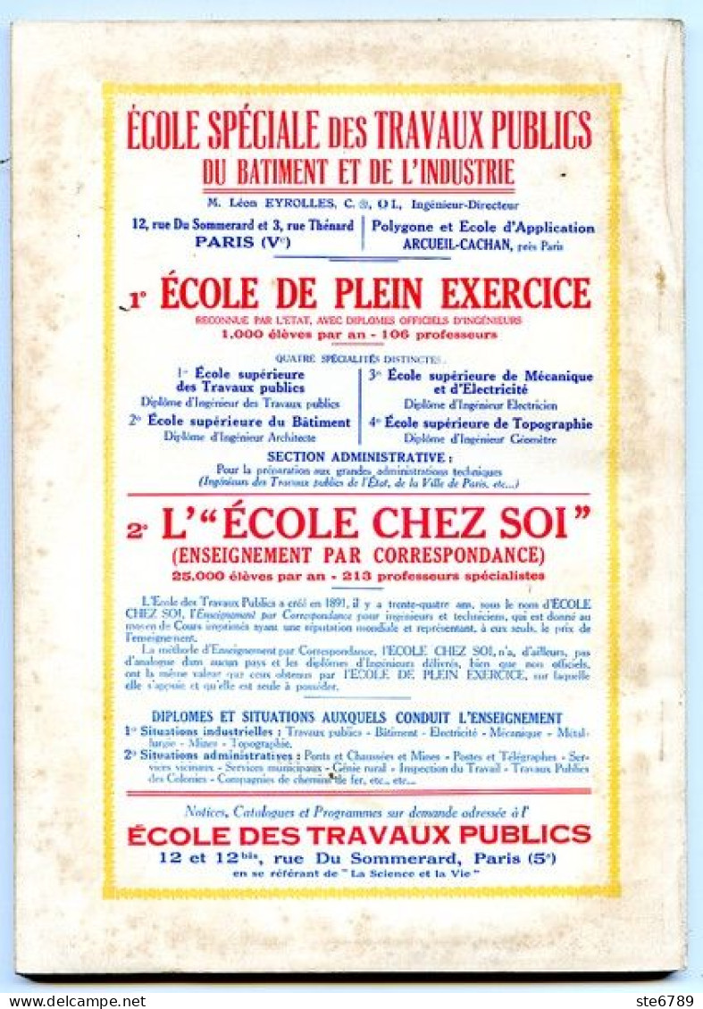 LA SCIENCE ET LA VIE 1926 N° 104 Février - 1900 - 1949