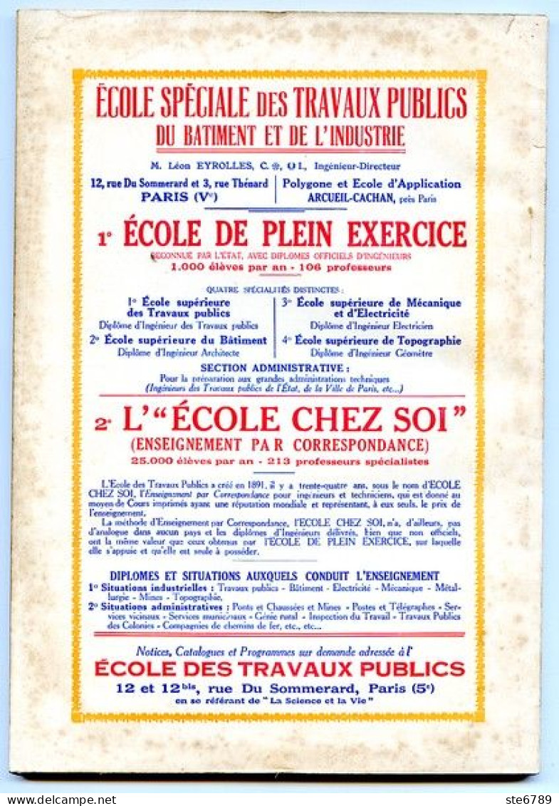 LA SCIENCE ET LA VIE 1926 N° 105 Mars - 1900 - 1949