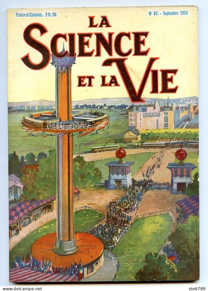 LA SCIENCE ET LA VIE 1924 N° 87 Septembre - 1900 - 1949