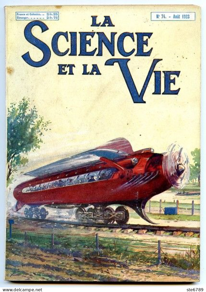 LA SCIENCE ET LA VIE 1923 N° 74 Aout - 1900 - 1949