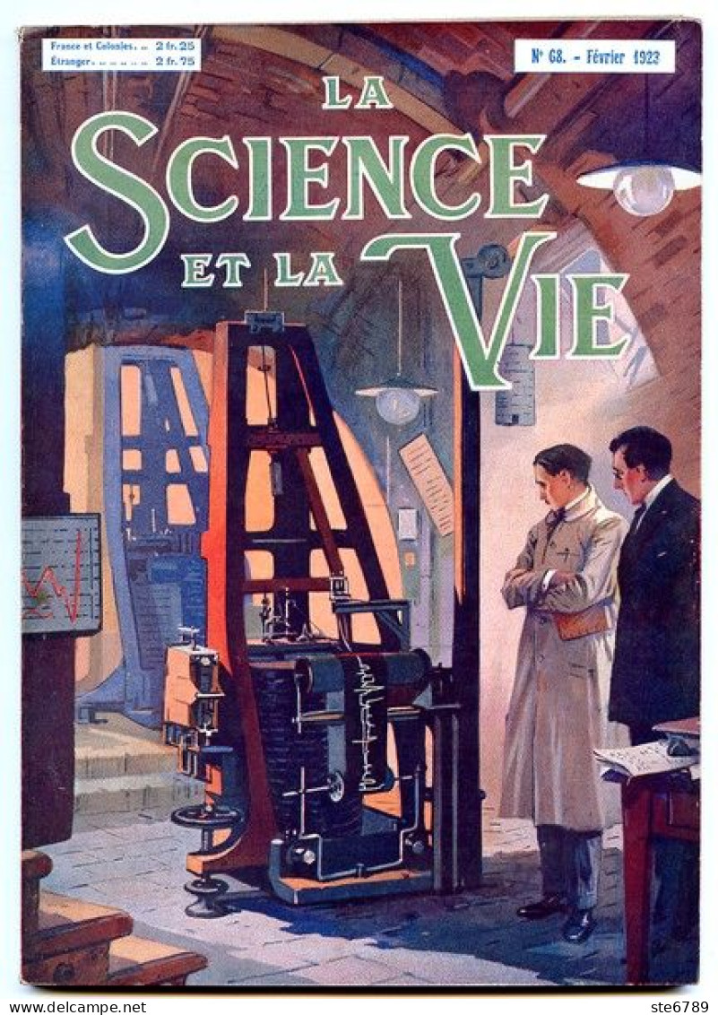LA SCIENCE ET LA VIE 1923 N° 68 Février - 1900 - 1949