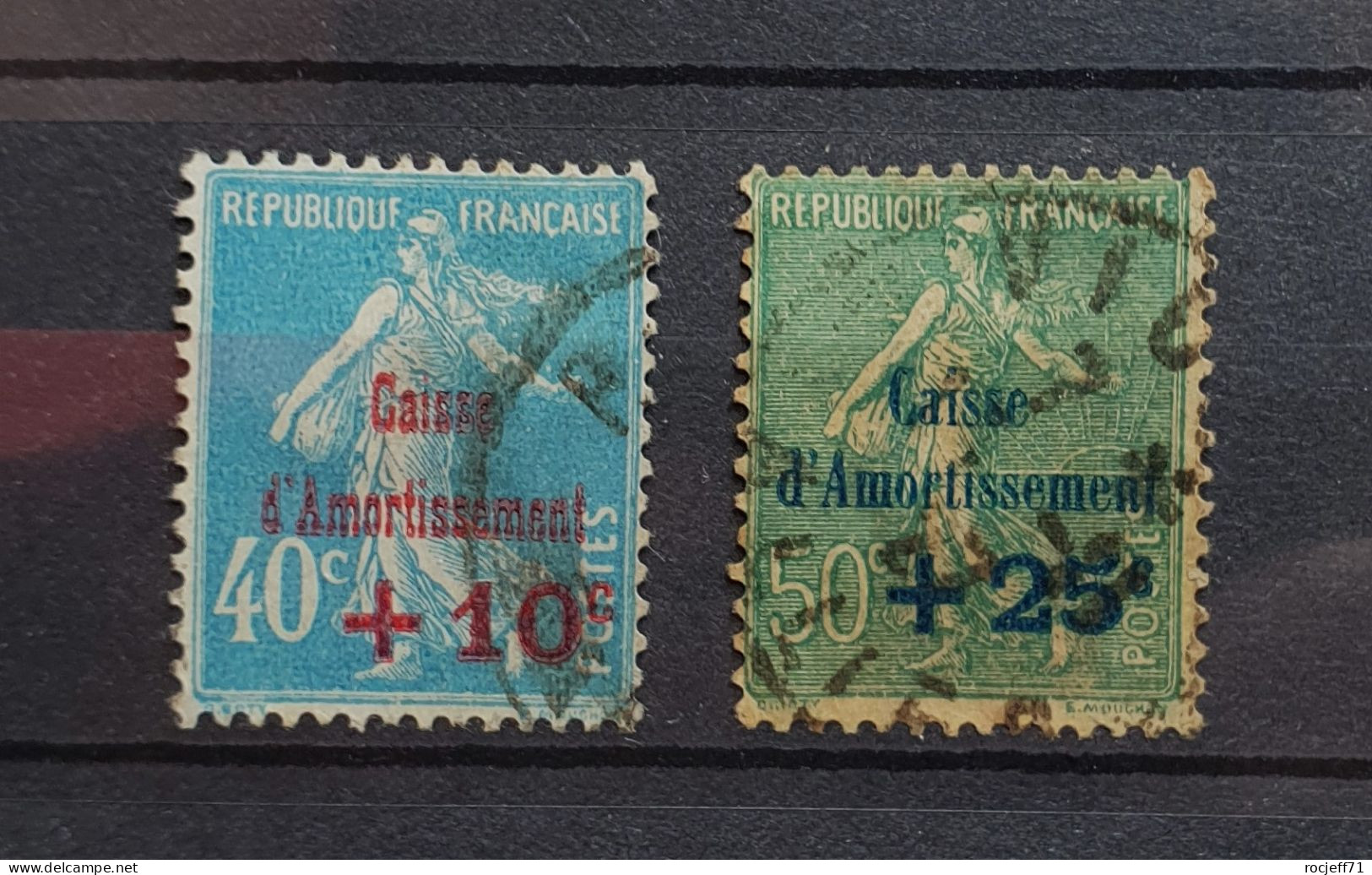 04 - 24 - France - 1927 - Caisse D'amortissement N°246 - 247 - Usados