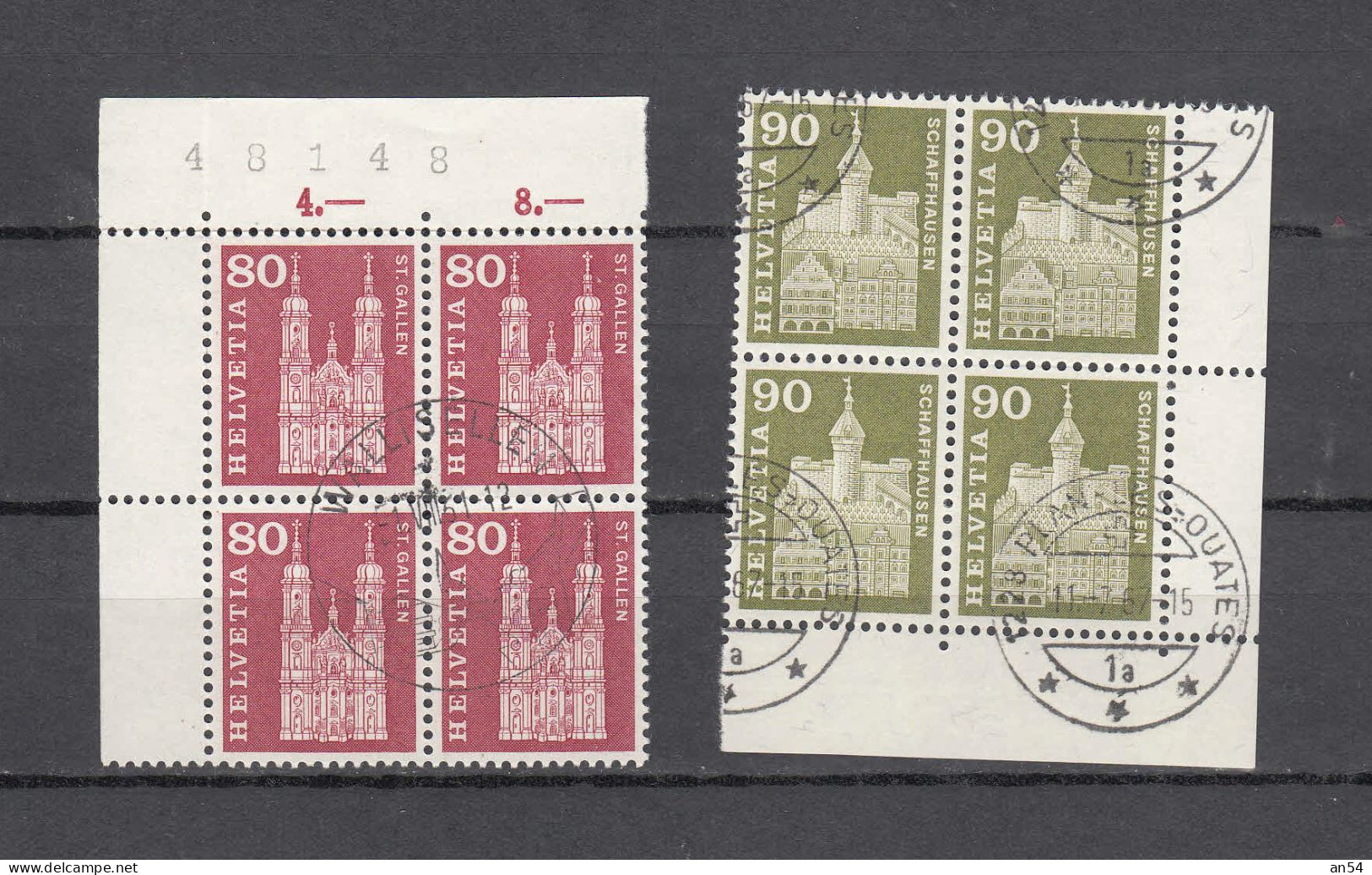 1963  N° N° 367L - 368L    OBLITERES  COTE 15.00 €     CATALOGUE SBK - Oblitérés