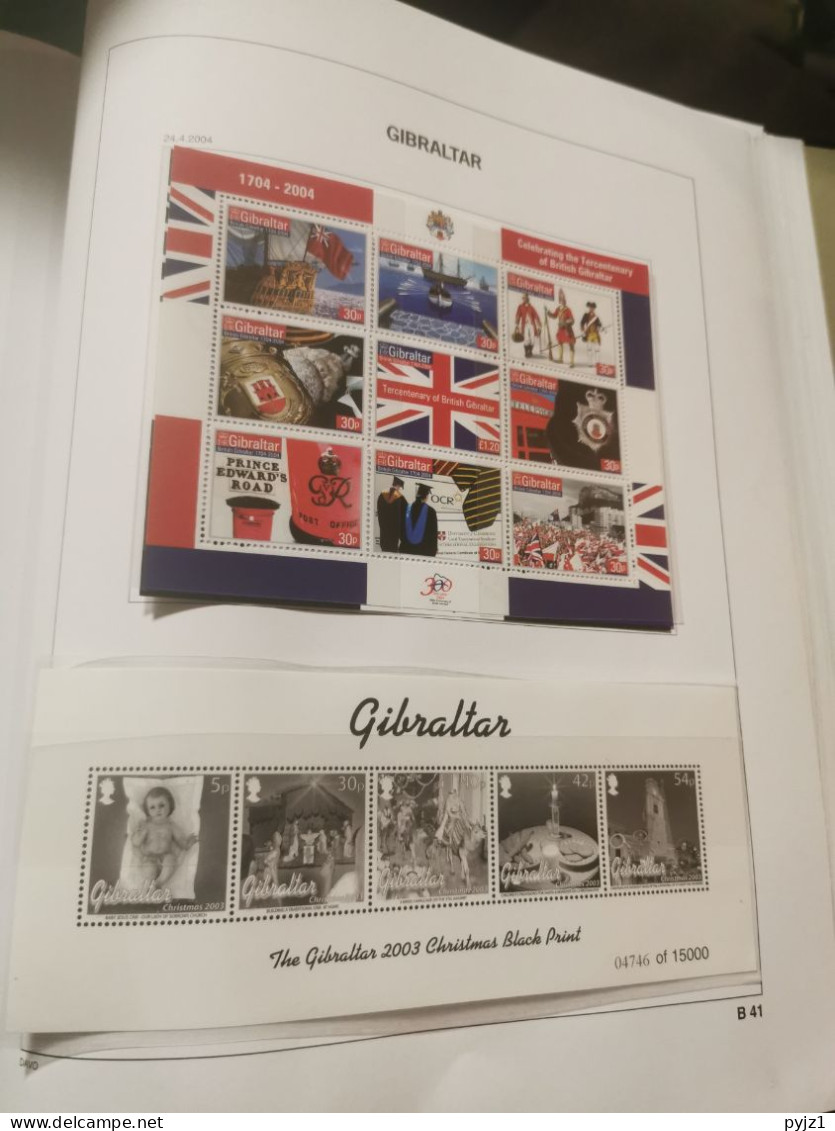 2004 MNH Gibraltar, Year Collection Postfris - Gibraltar