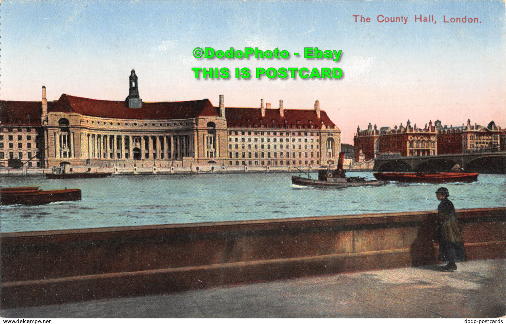 R437455 London. The County Hall. Postcard - Other & Unclassified