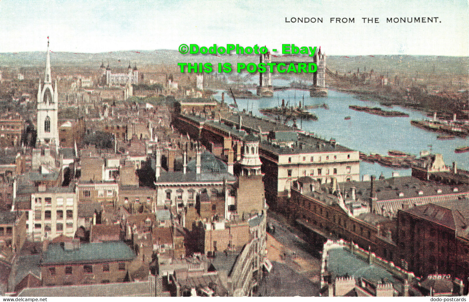 R437459 London From The Monument. Valentine. Valesque - Sonstige & Ohne Zuordnung