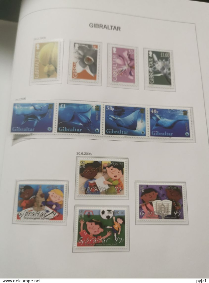 2006 MNH Gibraltar, Year Collection Postfris - Gibraltar