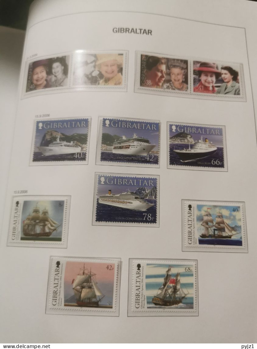 2006 MNH Gibraltar, Year Collection Postfris - Gibraltar