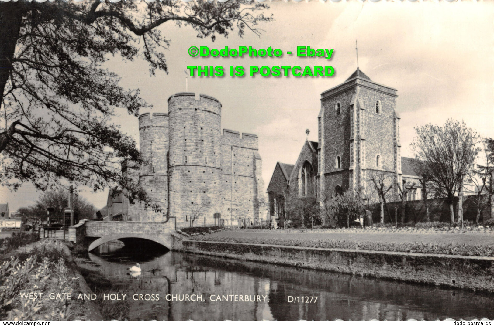 R437475 Canterbury. West Gate And Holly Cross Church. Norman. Shoesmith And Ethe - Mondo