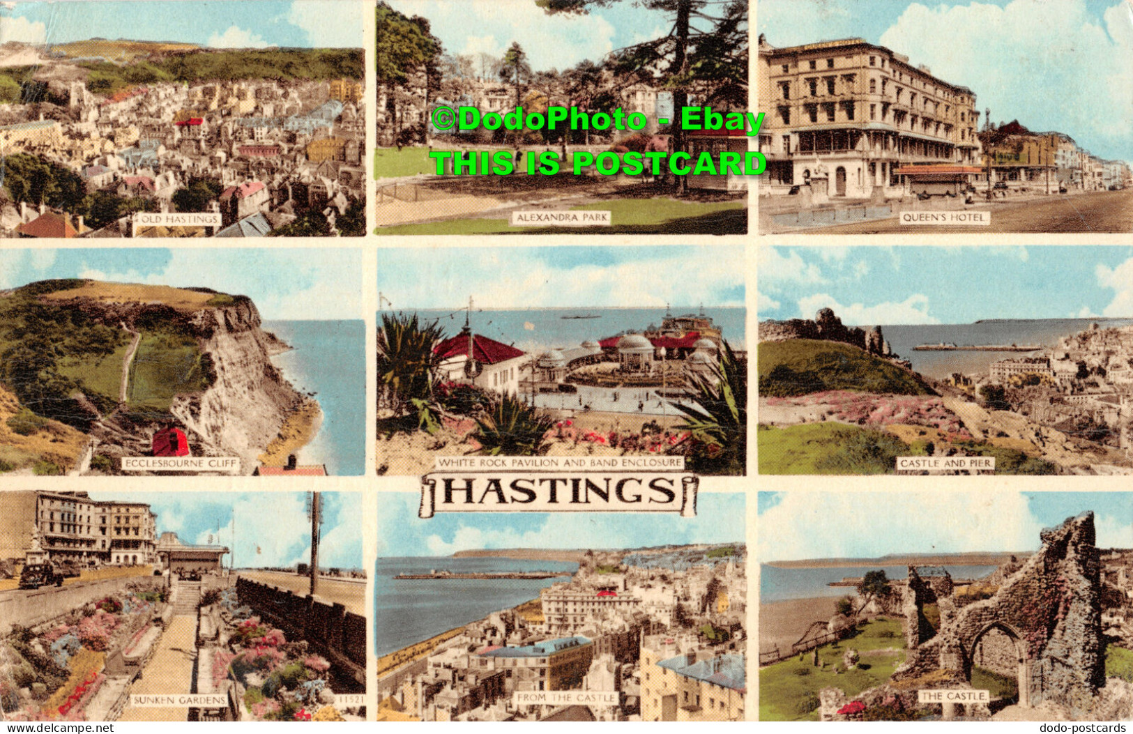 R437479 Hastings. Alexandra Park. Castle And Pier. Norman. Shoesmith And Etherid - Mondo