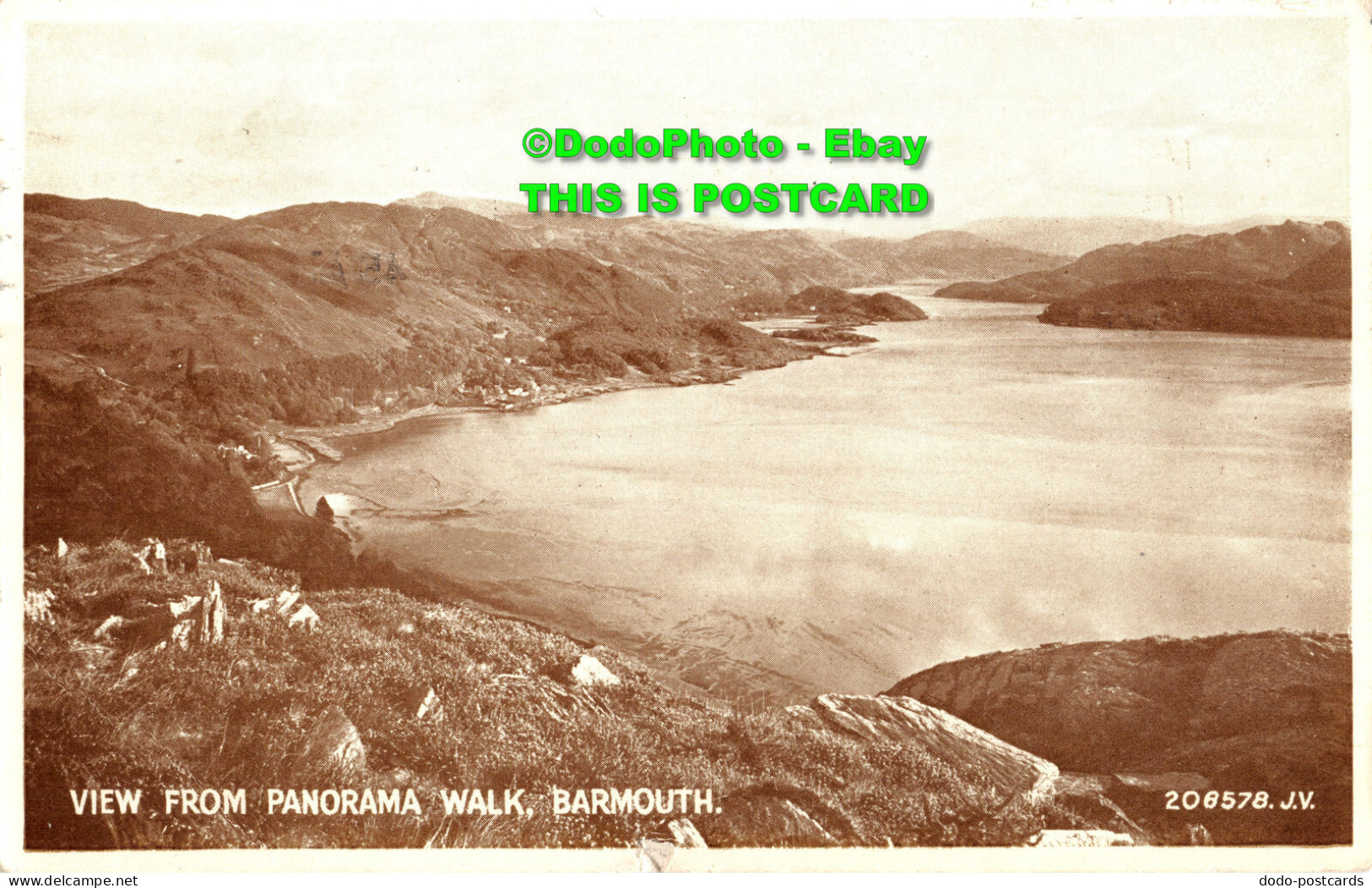 R437481 Barmouth. View From Panorama Walk. Valentine. Phototype - World