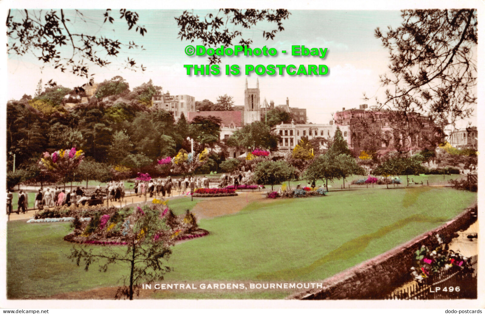 R437482 Bournemouth. In Central Gardens. Lansdowne. RP - World