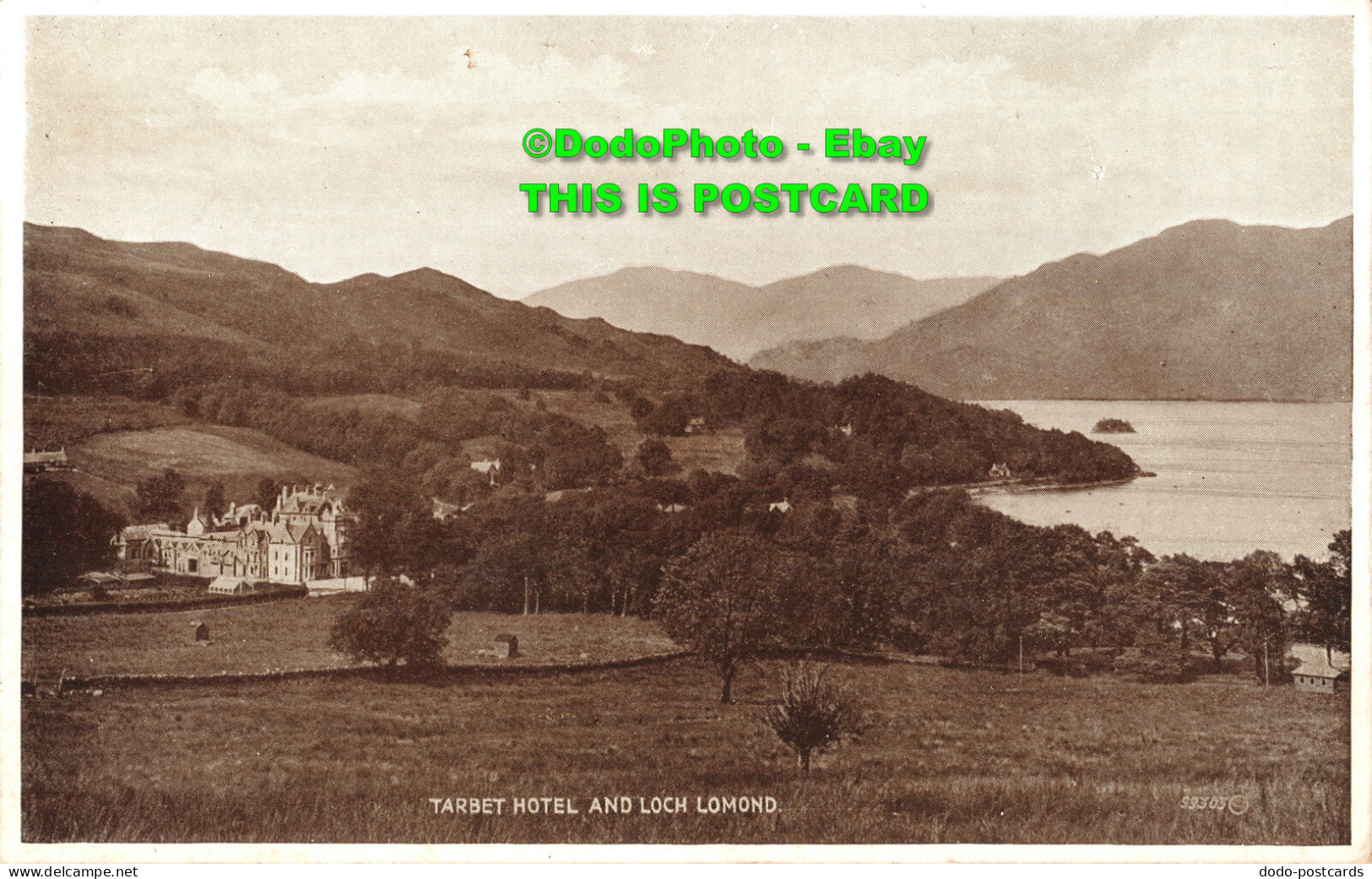 R437489 Tarbet Hotel. And Loch Lomond. Valentine. Photo Brown - Mondo