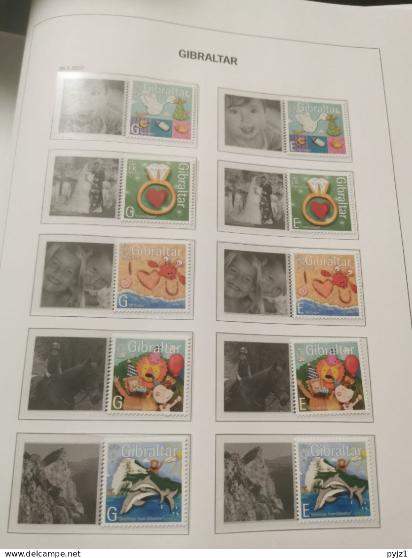 2007 MNH Gibraltar, Year Collection Postfris - Gibraltar