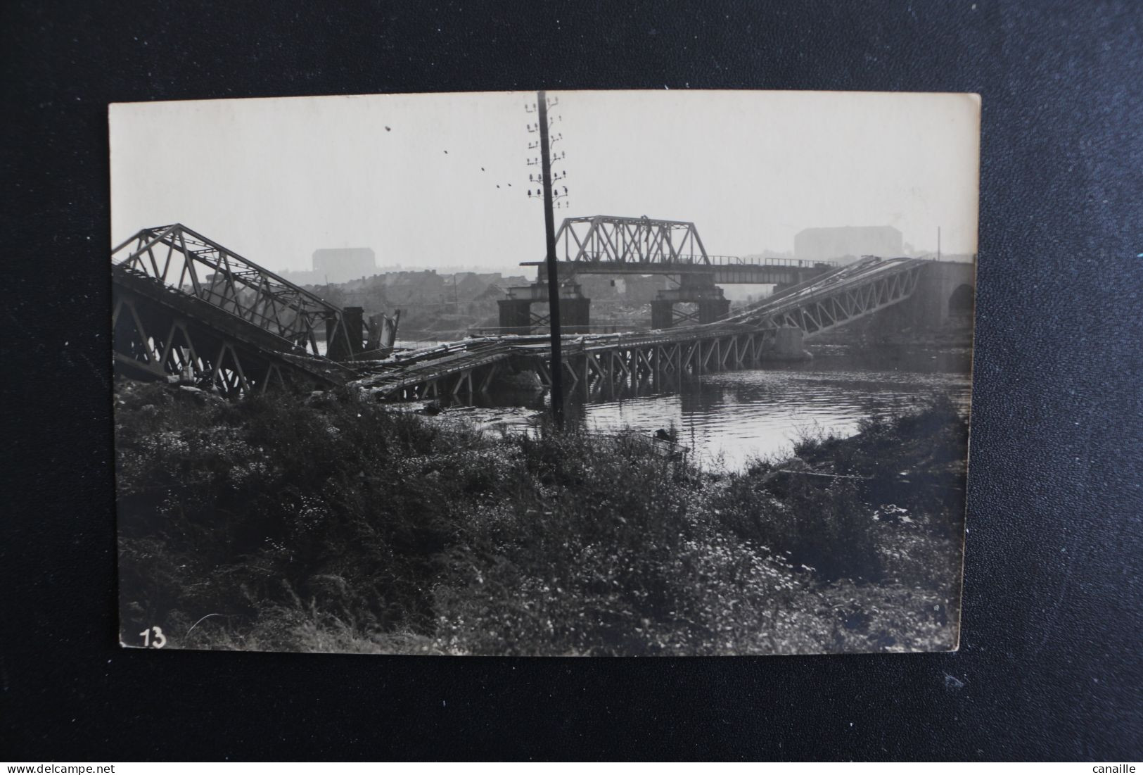 S-C-81 /   Namur . Ponts Des Lignes De Dinant Et Du Luxembourg , Dynamité Par Les Belges - Namur