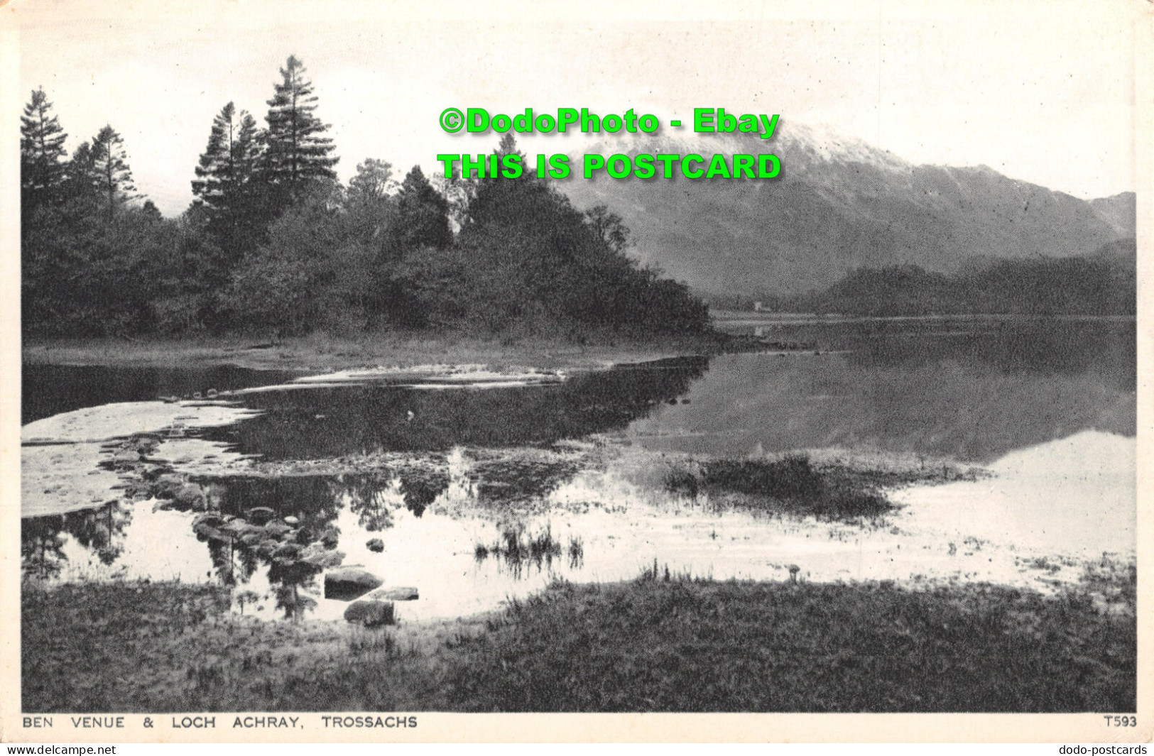 R437498 Trossachs. Ben Venue And Loch Achray. E. T. W. Dennis - Mondo