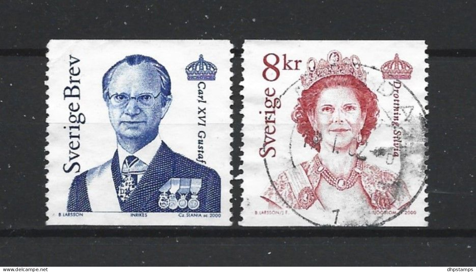 Sweden 2000 King & Queen  Y.T. 2163 (0) - Oblitérés