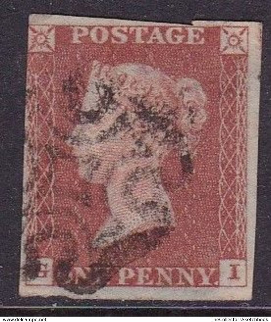 GB Line Engraved  Victoria Imperf Penny Red .   Good Used - Used Stamps