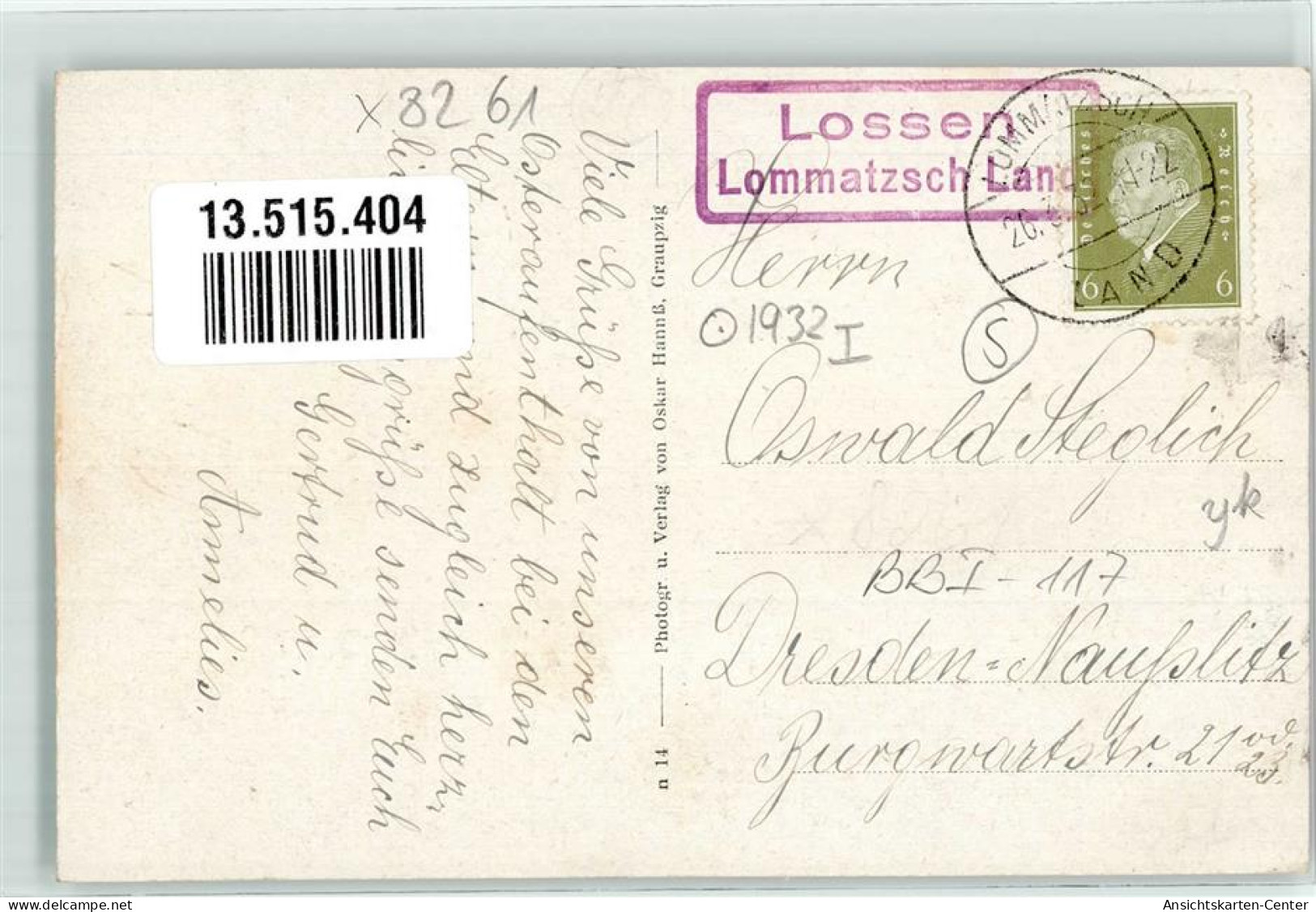 13515404 - Lossen B Lommatzsch - Moritzburg