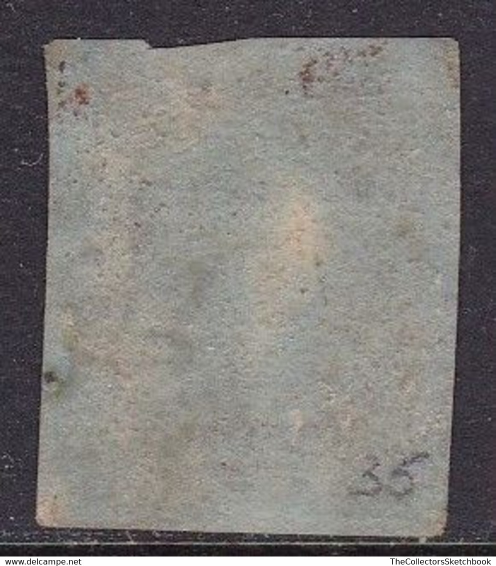 GB Line Engraved  Victoria Imperf Penny Red . Good Used - Oblitérés