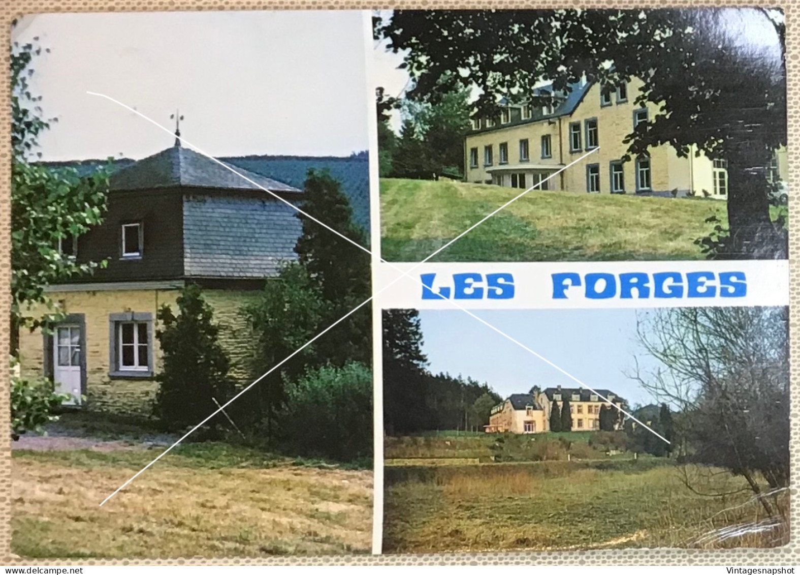 POIX ST HUBERT Vacances Vivantes Les Forges CP Postée En 1979 - Saint-Hubert